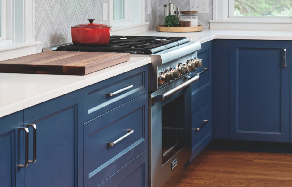 Greek Blue Cabinetry